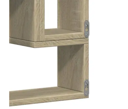 Sieninė Lentyna, Sonoma Ąžuolo, 96X12X64cm Apdirbta Mediena