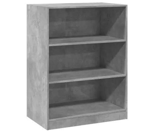 Skapis, Betona Pelēks, 77X48X102 Cm, Inženierijas Koks Vidaxl