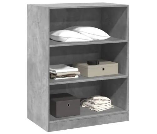 Skapis, Betona Pelēks, 77X48X102 Cm, Inženierijas Koks Vidaxl