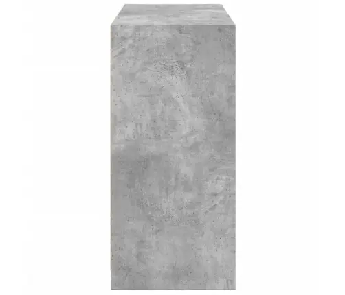 Skapis, Betona Pelēks, 77X48X102 Cm, Inženierijas Koks Vidaxl