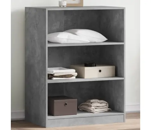 Skapis, Betona Pelēks, 77X48X102 Cm, Inženierijas Koks Vidaxl