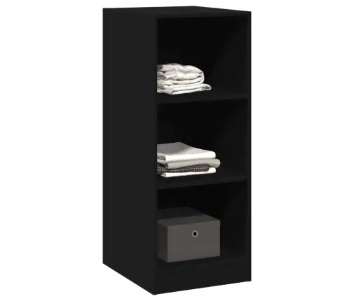 Riidekapp, Must, 48X41X102 cm Tehispuit