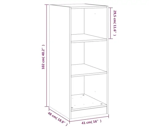 Riidekapp, Must, 48X41X102 cm Tehispuit