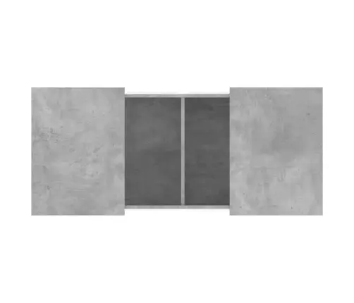 Kafijas Galdiņš, Betona Pelēks, 80X55X40 Cm, Inženierijas Koks Vidaxl