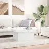 Kafijas Galdiņš, Balts, 100X55X40 Cm, Inženierijas Koks Vidaxl