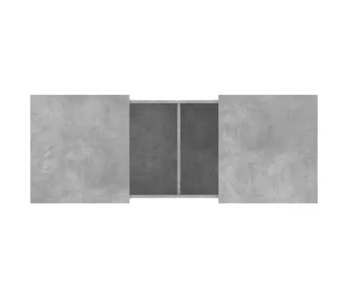 Kavos Staliukas, Betono Pilkas, 100X55X40cm Apdirbta Mediena