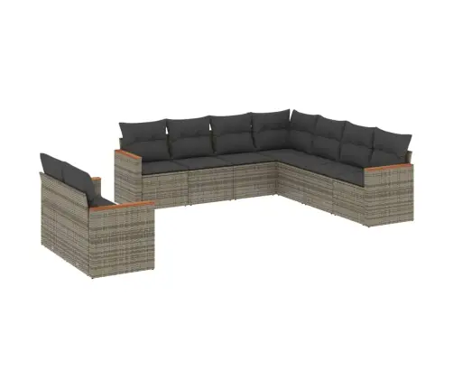 9-Osaline Aiadiivani Komplekt Patjadega, Hall, Polürotang