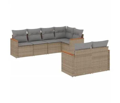 7-Osaline Aiadiivani Komplekt Patjadega, Beežid Toonid