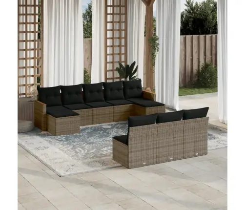 10-Osaline Aiadiivani Komplekt Patjadega, Hall, Polürotang