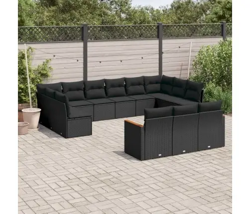 13-Daļīgs Dārza Dīvāna Komplekts Ar Matračiem, Pe Rotangpalma Vidaxl 13-Daļīgs Dārza Dīvāna Komplekts Ar Matračiem, Pe Rotangpalma Vidaxl