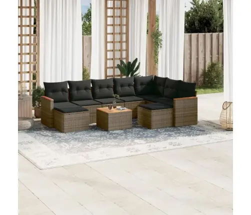 10-Osaline Aiadiivani Komplekt Patjadega, Hall, Polürotang