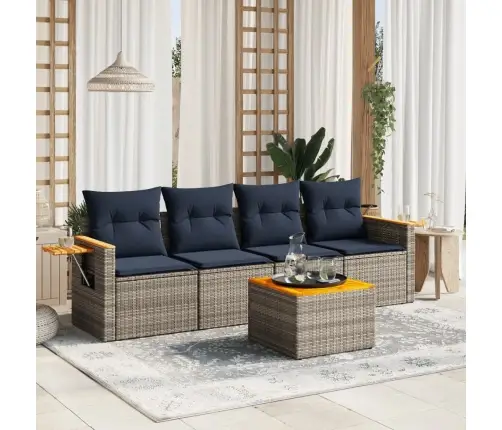 5-Osaline Aiadiivani Komplekt Patjadega, Hall, Polürotang