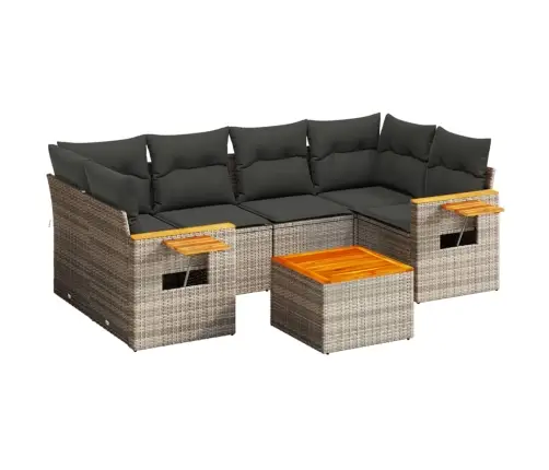 7-Osaline Aiadiivani Komplekt Patjadega, Hall, Polürotang