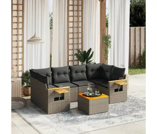 7-Osaline Aiadiivani Komplekt Patjadega, Hall, Polürotang