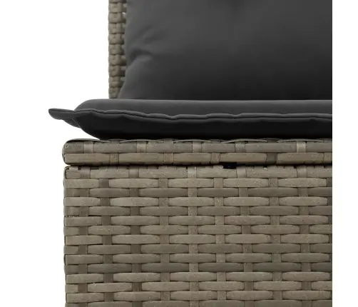 4-Osaline Aiamööbli Komplekt Patjadega, Hall, Polürotang