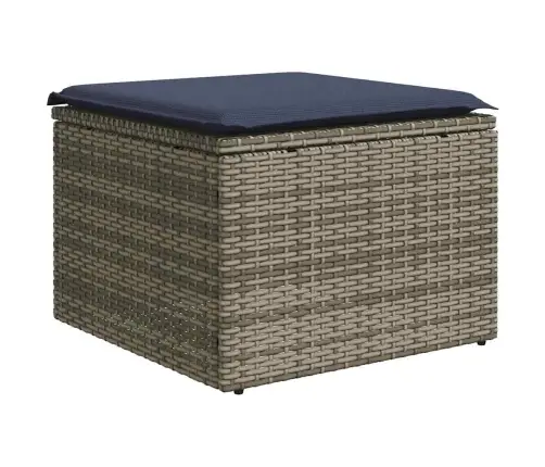 4-Daļīgs Dārza Dīvāna Komplekts Ar Matračiem Pelēka Rotangpalma Vidaxl