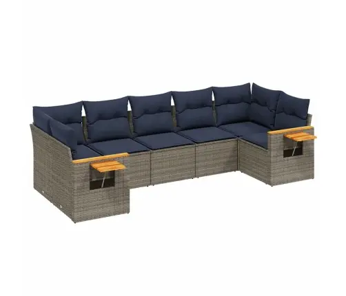 7-Osaline Aiadiivani Komplekt Patjadega, Hall, Polürotang