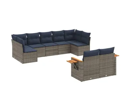 9-Osaline Aiadiivani Komplekt Patjadega, Hall, Polürotang