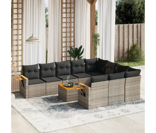 11-Osaline Aiadiivani Komplekt Patjadega, Hall, Polürotang