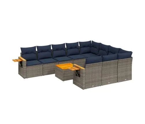 11-Osaline Aiadiivani Komplekt Patjadega, Hall, Polürotang