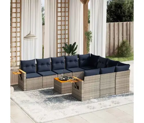 11-Osaline Aiadiivani Komplekt Patjadega, Hall, Polürotang