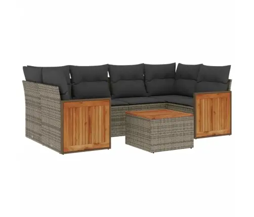 7-Osaline Aiadiivani Komplekt Patjadega, Hall, Polürotang