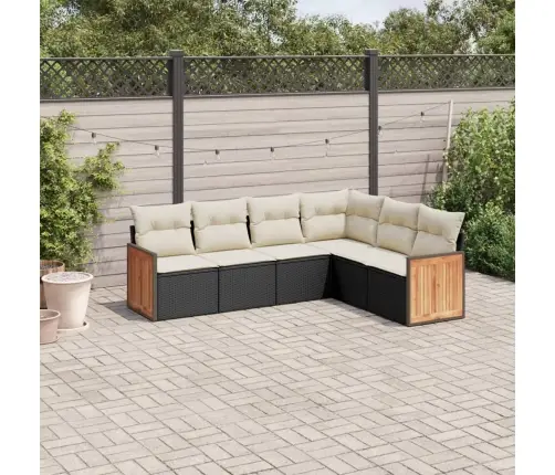 6-Daļīgs Dārza Dīvāna Komplekts, Matrači, Melna Pe Rotanpalma Vidaxl 6-Daļīgs Dārza Dīvāna Komplekts, Matrači, Melna Pe Rotanpalma Vidaxl