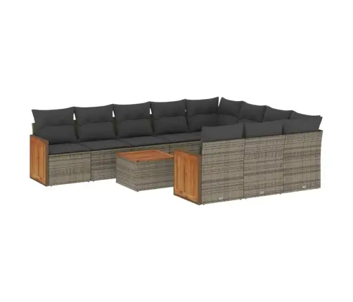 11-Osaline Aiadiivani Komplekt Patjadega, Hall, Polürotang