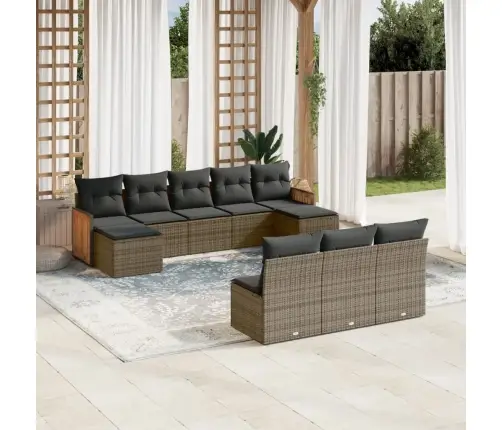 10-Osaline Aiadiivani Komplekt Patjadega, Hall, Polürotang