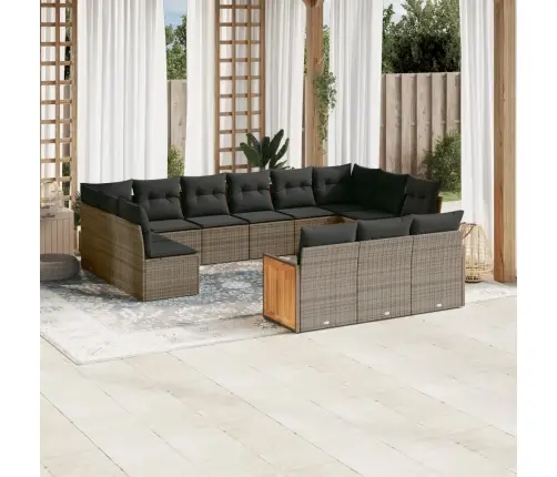 13-Osaline Aiadiivani Komplekt Patjadega, Hall, Polürotang