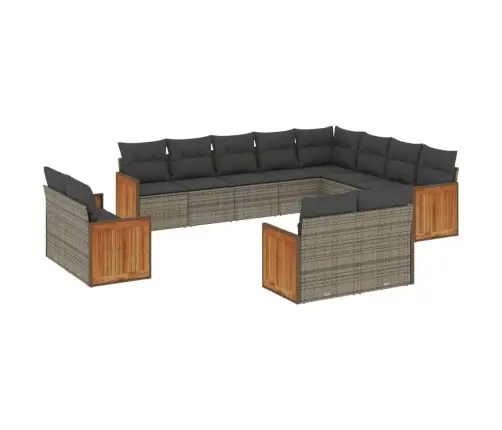 12-Osaline Aiadiivani Komplekt Patjadega, Hall, Polürotang