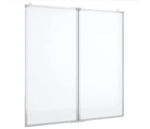 Magnētiska Tāfele, Salokāma, 80X80X1,7 Cm, Alumīnijs Vidaxl