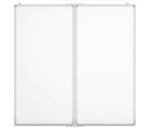 Magnētiska Tāfele, Salokāma, 80X80X1,7 Cm, Alumīnijs Vidaxl