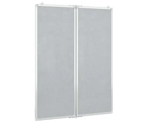 Kokkupandav Valge Magnettahvel, 80X100X1,7 cm Alumiiniumx