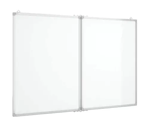 Kokkupandav Valge Magnettahvel, 100X80X1,7 cm Alumiinium