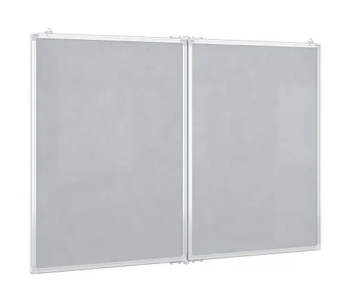 Magnētiska Tāfele, Salokāma, 120X100X1,7 Cm, Alumīnijs Vidaxl