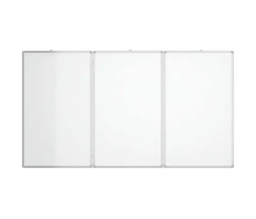 Kokkupandav Valge Magnettahvel, 150X80X1,7 cm Alumiinium