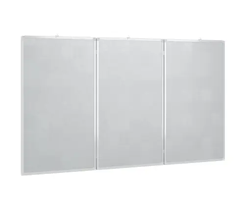 Kokkupandav Valge Magnettahvel, 150X80X1,7 cm Alumiinium