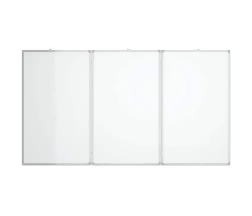 Magnētiska Tāfele, Salokāma, 180X100X1,7 Cm, Alumīnijs Vidaxl