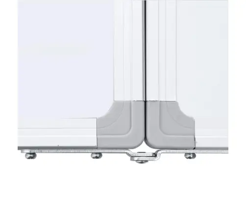 Magnētiska Tāfele, Salokāma, 200X50X1,7 Cm, Alumīnijs Vidaxl