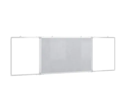 Magnetinė Balta Lenta, 160X60X1,7cm Aliuminis, Sulankstoma