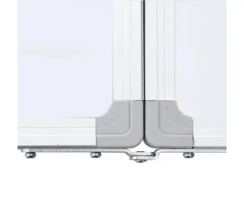 Magnetinė Balta Lenta, 160X60X1,7cm Aliuminis, Sulankstoma