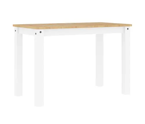 Valgomojo Stalas Panama, Baltas, 112X60X75cm Pušies Masyvas