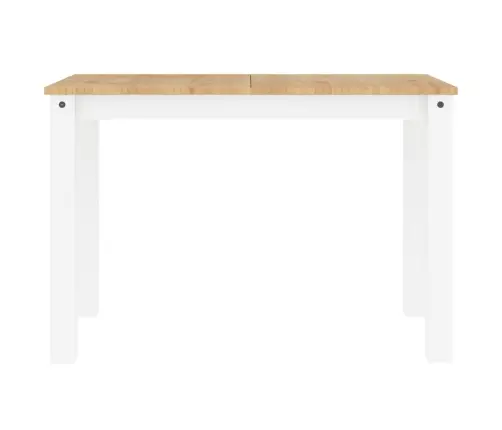 Valgomojo Stalas Panama, Baltas, 112X60X75cm Pušies Masyvas