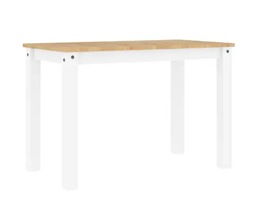 Valgomojo Stalas Panama, Baltas, 112X60X75cm Pušies Masyvas