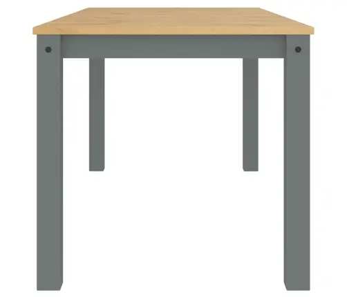 Ēdamgalds Panama, Pelēks, 160X80X75 Cm, Priedes Masīvkoks Vidaxl