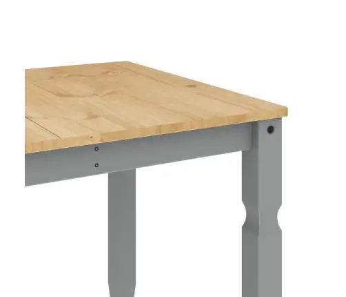 Tualetes Galdiņš Corona, Pelēks, 160X80X75Cm, Priedes Masīvkoks Vidaxl