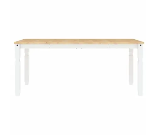 Tualetes Galdiņš Corona, Balts, 180X90X75 Cm, Priedes Masīvkoks Vidaxl