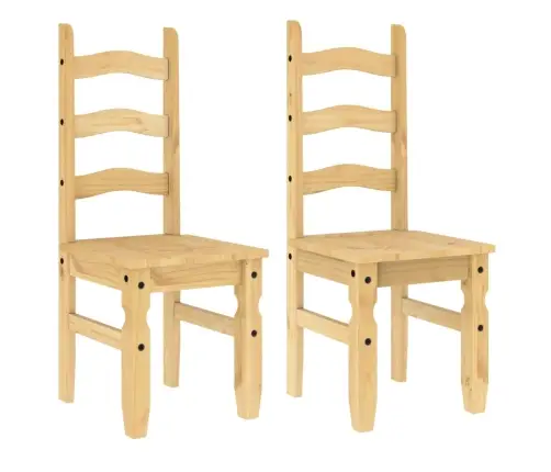 Krēsli Corona, 2 Gab., 42X47X107 Cm, Priedes Masīvkoks Vidaxl