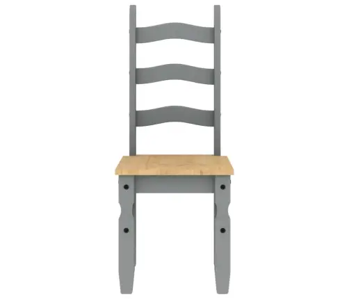 Söögitoolid 2 Tk, "Corona", Hall, 42 X 47 X 107 cm Männipuit Söögitoolid 2 Tk, "Corona", Hall, 42 X 47 X 107 cm Männipuit